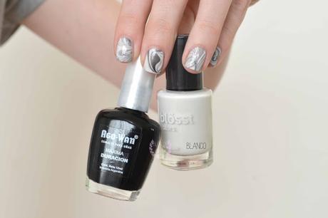 ♔ Manimonday - uñas marmoladas / Nail Art ❀