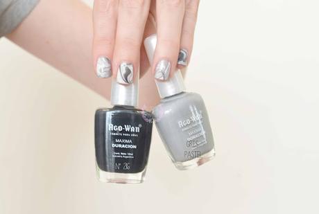 ♔ Manimonday - uñas marmoladas / Nail Art ❀