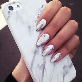 ♔ Manimonday - uñas marmoladas / Nail Art ❀