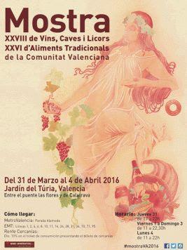 Mostra PROAVA 2016, XXVIII Vinos, Cavas, Licores y XXVI Alimentos Tradicionales. ‪#‎mostraVA2016