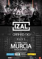 Concierto Izal, Kuve y Gremio DC en Murcia