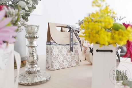 Regalos para Invitados. Ideas sencillas low cost Bolsas craft para bodas