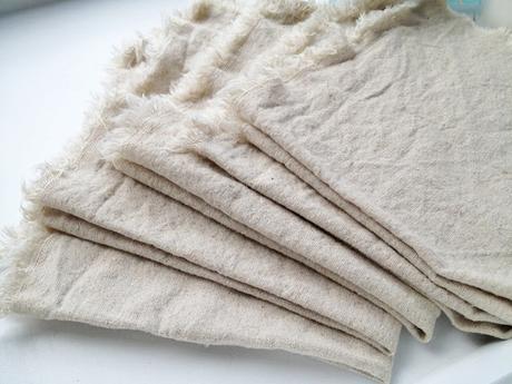 DIY: unas lámparas nuevas con tela de LINO NATURAL