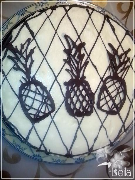 Juego de blogueros 2.0: Tarta mouse de piña