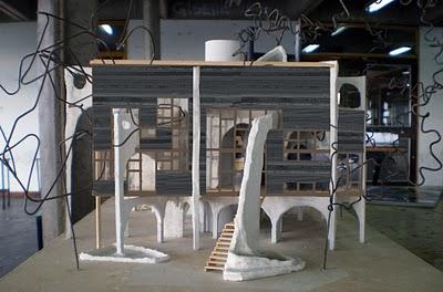 Santiago Borlasca: Un Casa en el Tigre Inspirada en la Biblioteca de Tama