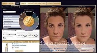 Herramienta de Maquillaje virtual de Estée Lauder