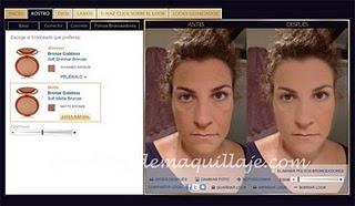 Herramienta de Maquillaje virtual de Estée Lauder