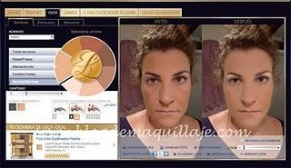 Herramienta de Maquillaje virtual de Estée Lauder