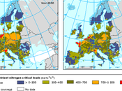 Mapa superación cargas críticas eutrofización (Europa, 2000 2010)