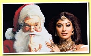 Santa claus Bollywood, imagenes navideñas de las estrellas de Bollywood