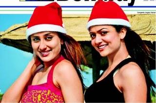 Santa claus Bollywood, imagenes navideñas de las estrellas de Bollywood