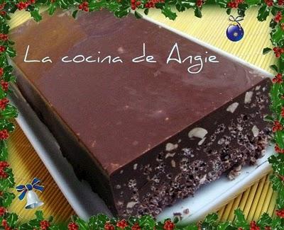 TURRÓN DE TRES CHOCOLATES