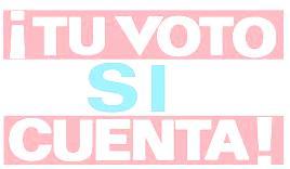 AQUÍ VIVO AQUÍ VOTO. CAMPAÑA POR LA PLENA CIUDADANÍA: Tu voto sí cuenta.