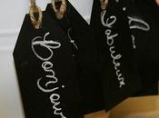 Etiquetas para regalos pizarra