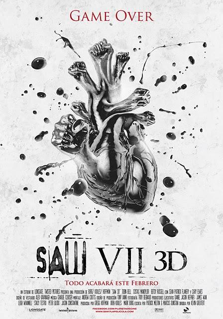 Teaser posters españoles de 'Saw VII 3D'