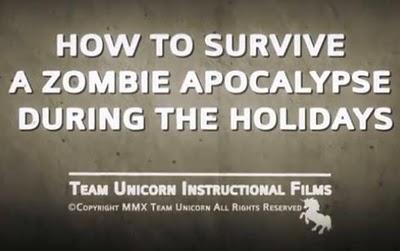 Cómo sobrevivir a un apocalipsis zombie durante las fiestas...