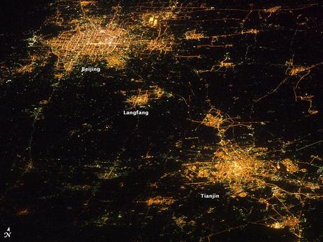 Ciudades chinas de noche