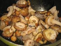 Falda de ternera con surtido de setas al pedro jiménez