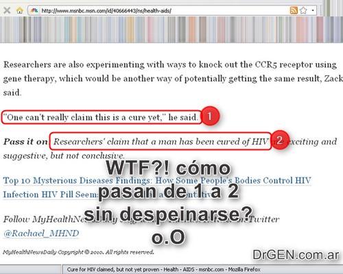 msnbc cura sida Cura del VIH con células madre   realmente?