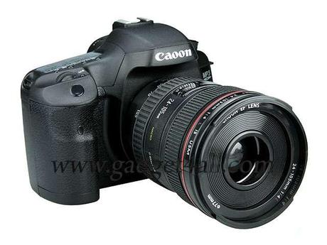 Canon5D Mark II  y lente 24-105mm para reproducir música
