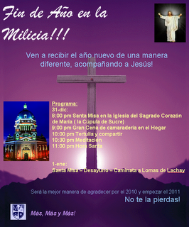 ¡Santo y feliz 2011! ¡Año nuevo, vida nueva!