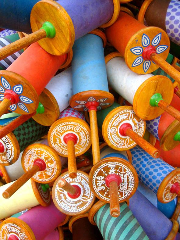 India: Festival de cometas en Gujarat - 14 de enero 2011U...