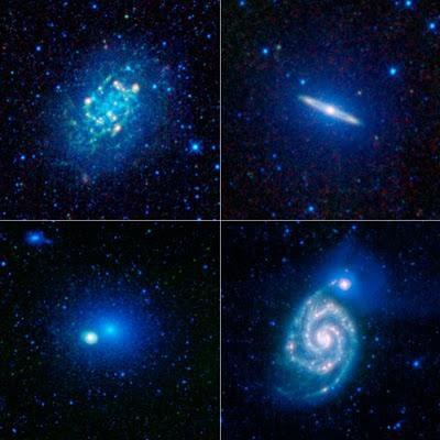 Cuatro galaxias para todos los gustos