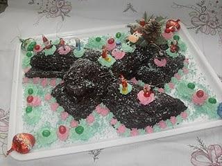 TRONCO DE TRUFA NAVIDEÑO