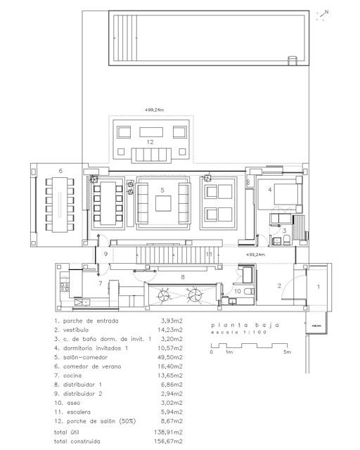 Vivienda en Sanxenxo (interiores)