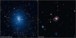 Imágenes compuestas de las galaxias Abell 644 y SDSS J1021+1312, utilizadas en un estudio reciente de agujeros negros supermasivos
