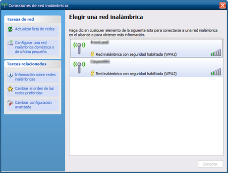 A la caza de redes Wi-Fi El asistente de conexiones de red inalámbricas de XP