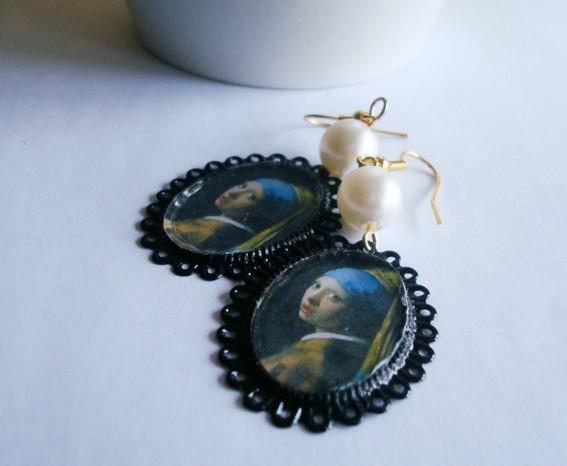 PENDIENTES LA JOVEN DE LA PERLA