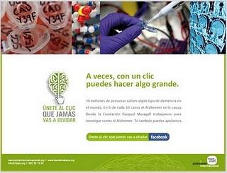 La Fundación Pasqual Maragall sensibiliza sobre el Alzheimer a través de una campaña en facebook