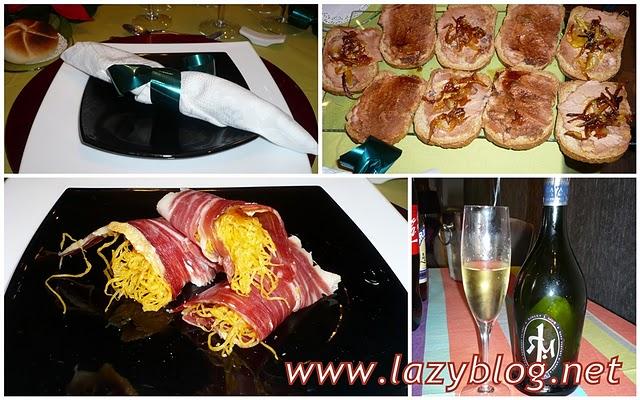 Menú de nochevieja con amigos