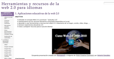 Herramientas y recursos de la web 2.0 para idiomas