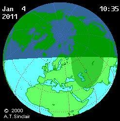 Eclipse parcial de Sol para iniciar el 2011