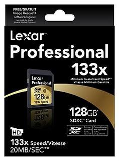 Lexar Media Introduce la Primer Tarjeta de Memoria Lexar Professional Secure Digital Extended Capacity (SDXC) de 128GB  para los Fotógrafos y Videográfos