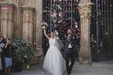 LAIA y  EDGAR: UNA ELEGANTE BODA CON CHISTERA