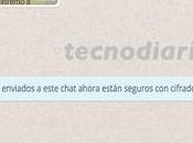 WhatsApp: significa “Las llamadas mensajes enviados este chat ahora están seguros cifrado extremo extremo”