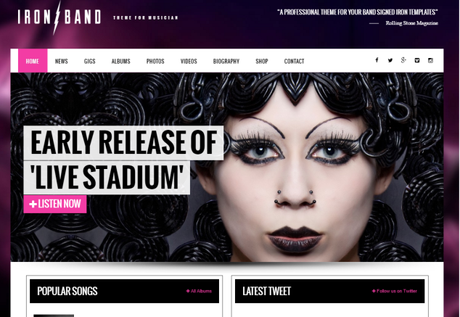 WordPress-Theme-IrondBand