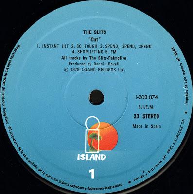 The Slits -Cut Lp 1980