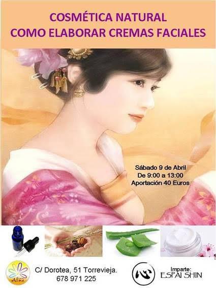 Taller Torrevieja Cómo hacer Cremas Naturales