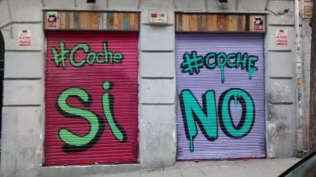 #ParaQuéQuieresUnCoche, el hashtag que ha inundado las calles de Madrid