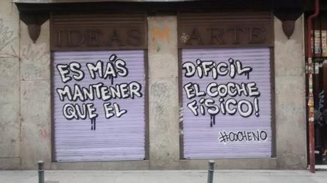 #ParaQuéQuieresUnCoche, el hashtag que ha inundado las calles de Madrid