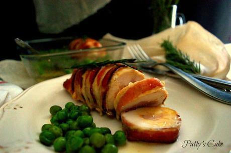 Pechuga de pollo rellena con guisantes, no hay quien se resista Pechuga de pollo rellena con guisantes, no hay quien se resista