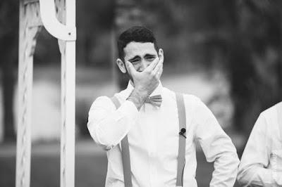 Los novios también se emocionan