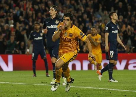 Barcelona gana 2-1 al Atlético de Madrid en la Champions League