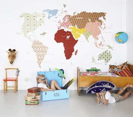 Ideas para decorar las paredes de un dormitorio infantil