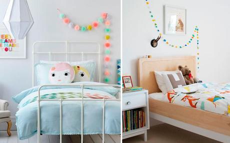 Ideas para decorar las paredes de un dormitorio infantil