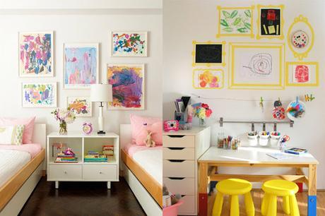 Ideas para decorar las paredes de un dormitorio infantil